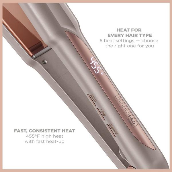 Conair InfinitiPRO By Conair Titanium Flat Iron Smooth & Shine Luxe Series - Rose Gold #4