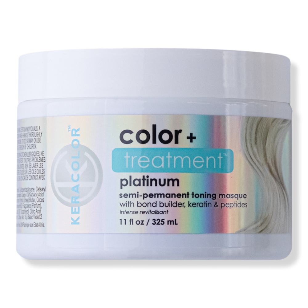 Keracolor Color + Treatment Semi-permanent Toning Masque - Platinum In Silver
