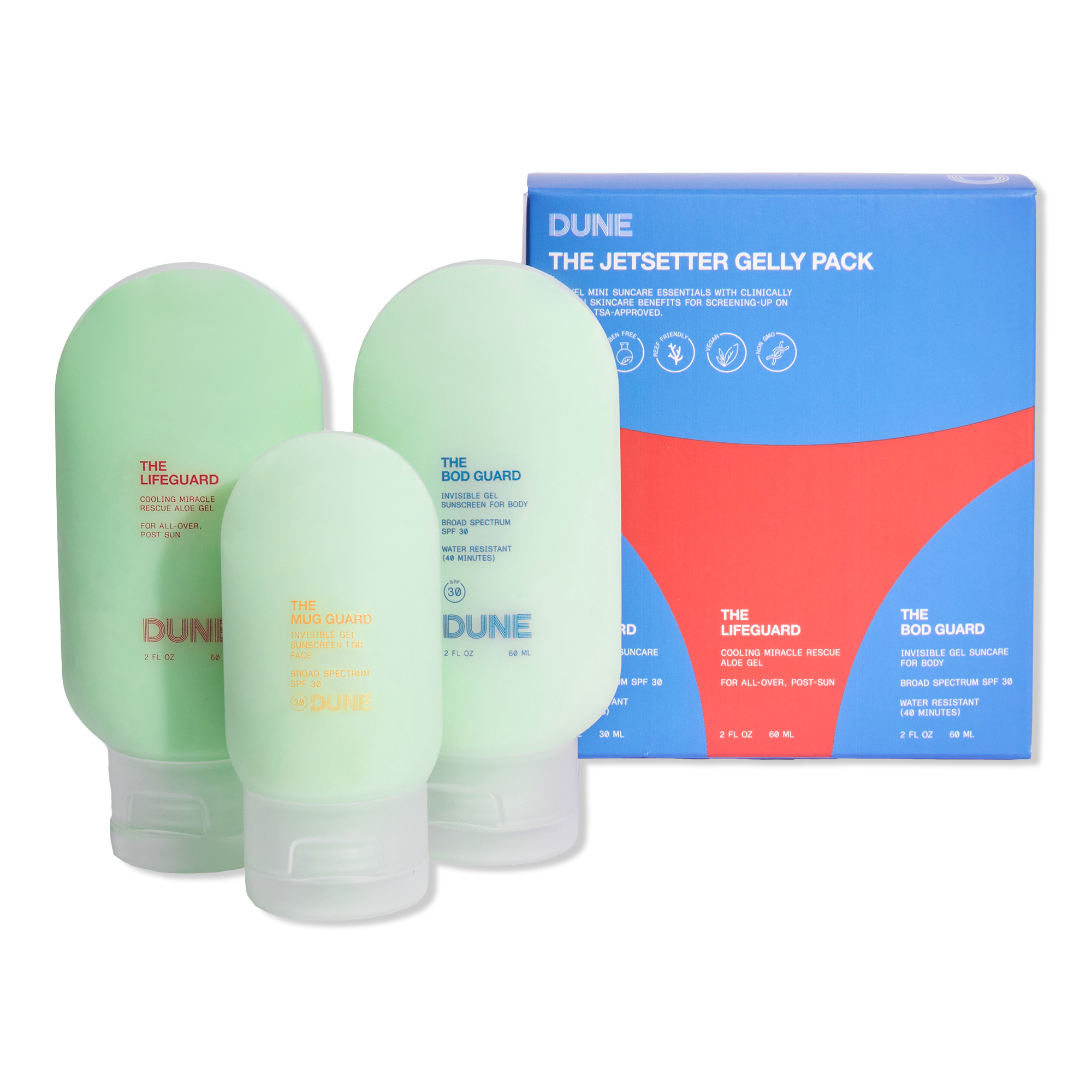 DUNE SUNCARE The Jetsetter 3 Piece Gelly Pack #1