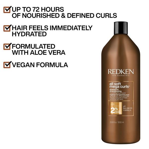 Redken All Soft Mega Curls Shampoo #3