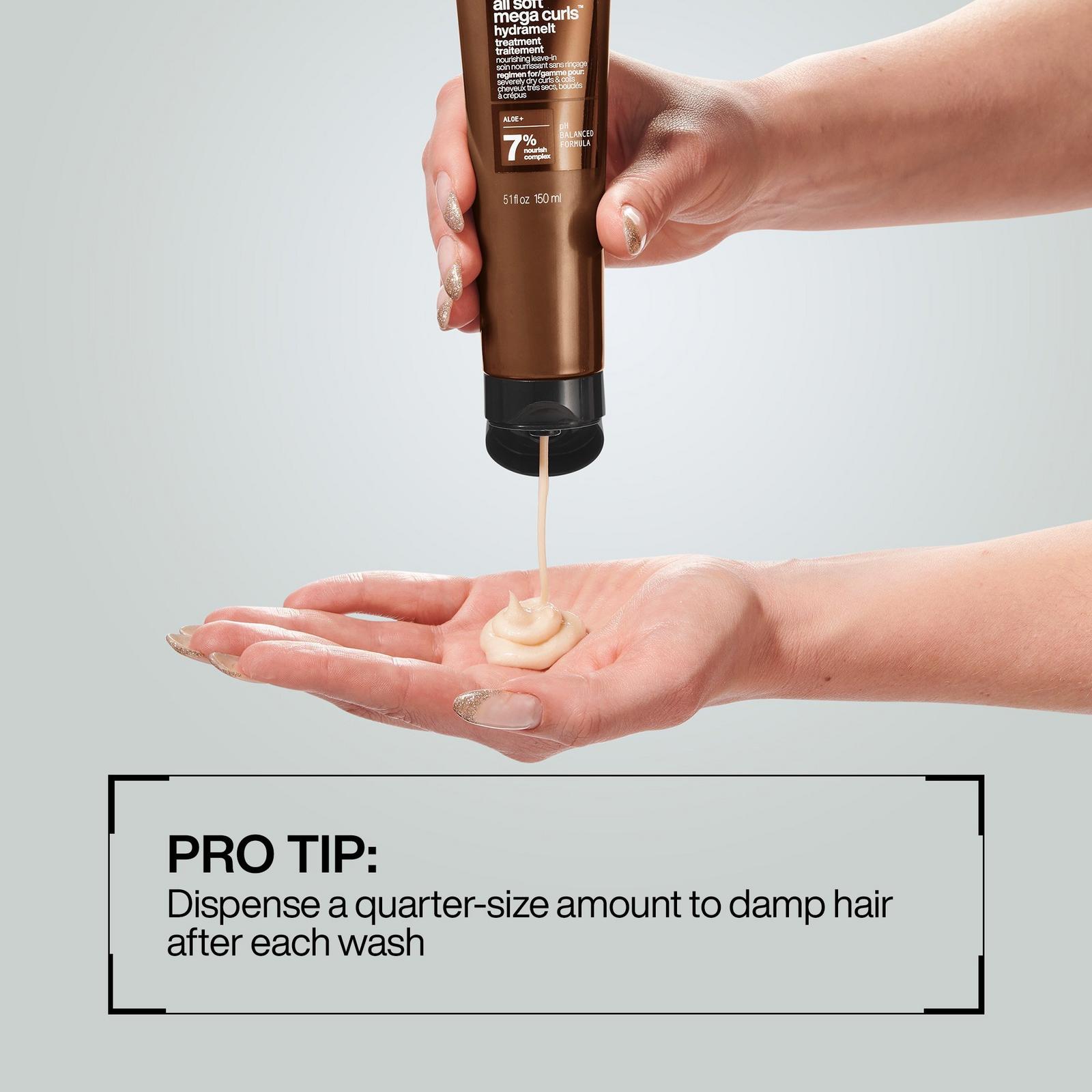 All Soft Mega Curls Hydramelt Leave-In Treatment