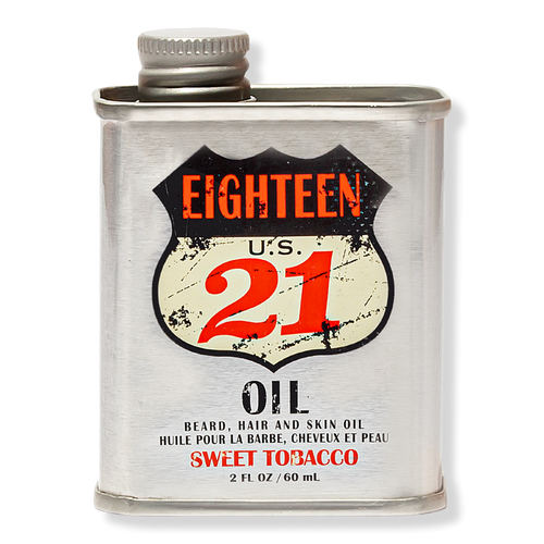 18.21 Man Made - Sweet Tobacco Lightweight, Conditioning Beard, Hair & Skin  Oil