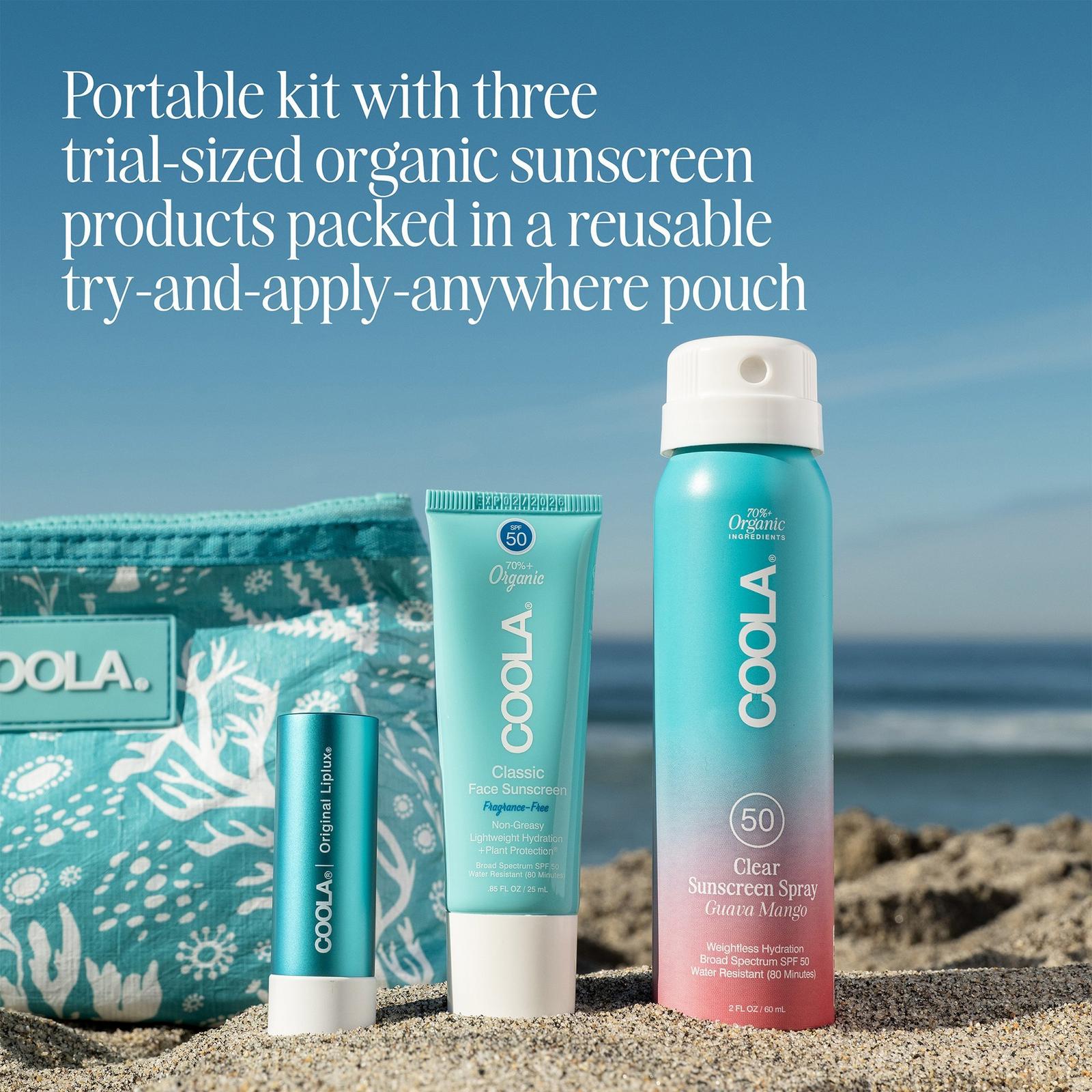 Classic Organic Suncare Travel Set