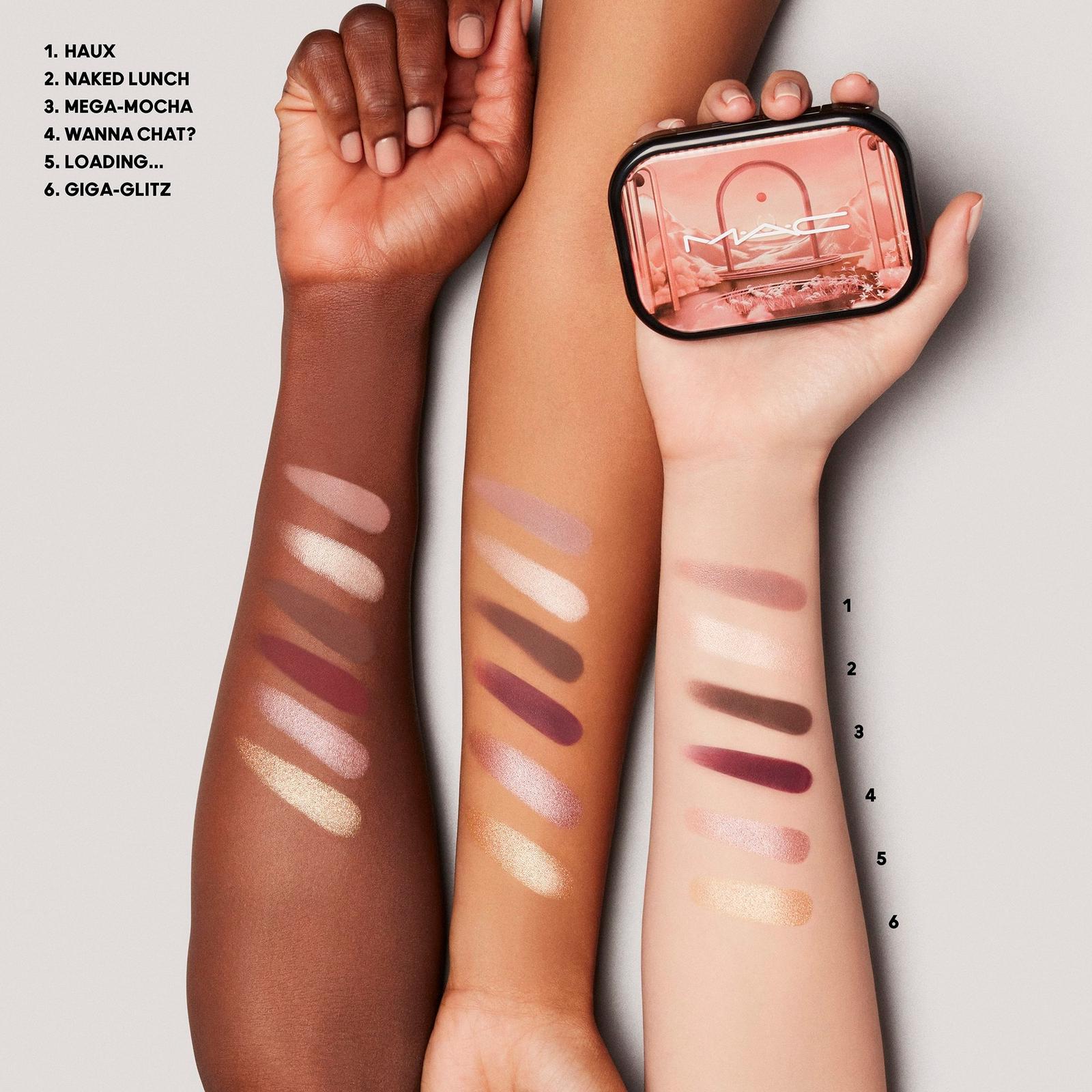 Connect In Colour Eye Shadow Palette Embedded In Burgundy