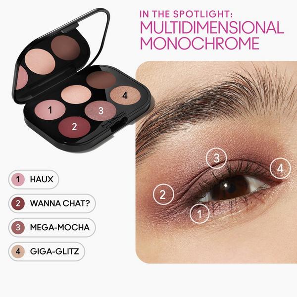 MAC Connect In Colour Eyeshadow Palette Embedded In Burgundy #4