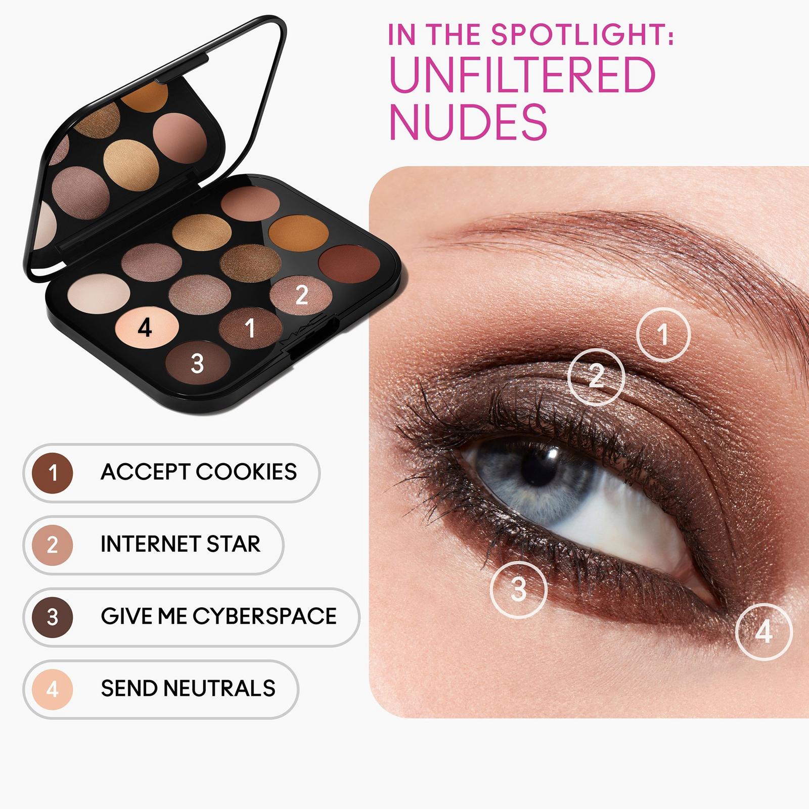 Connect In Colour Eye Shadow Palette Unfiltered Nudes