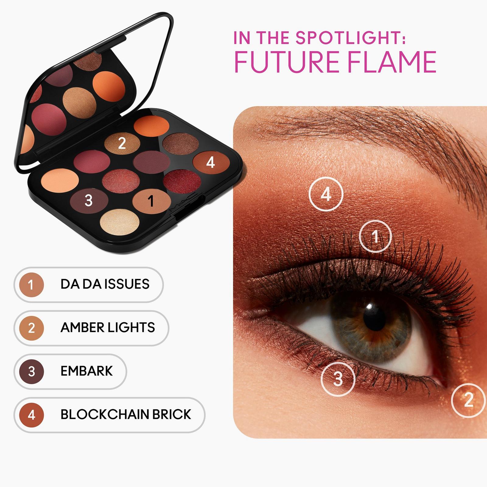 Connect In Colour Eye Shadow Palette Future Flame