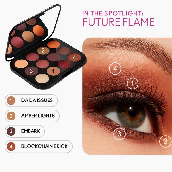 MAC Connect In Colour Eyeshadow Palette Future Flame #4