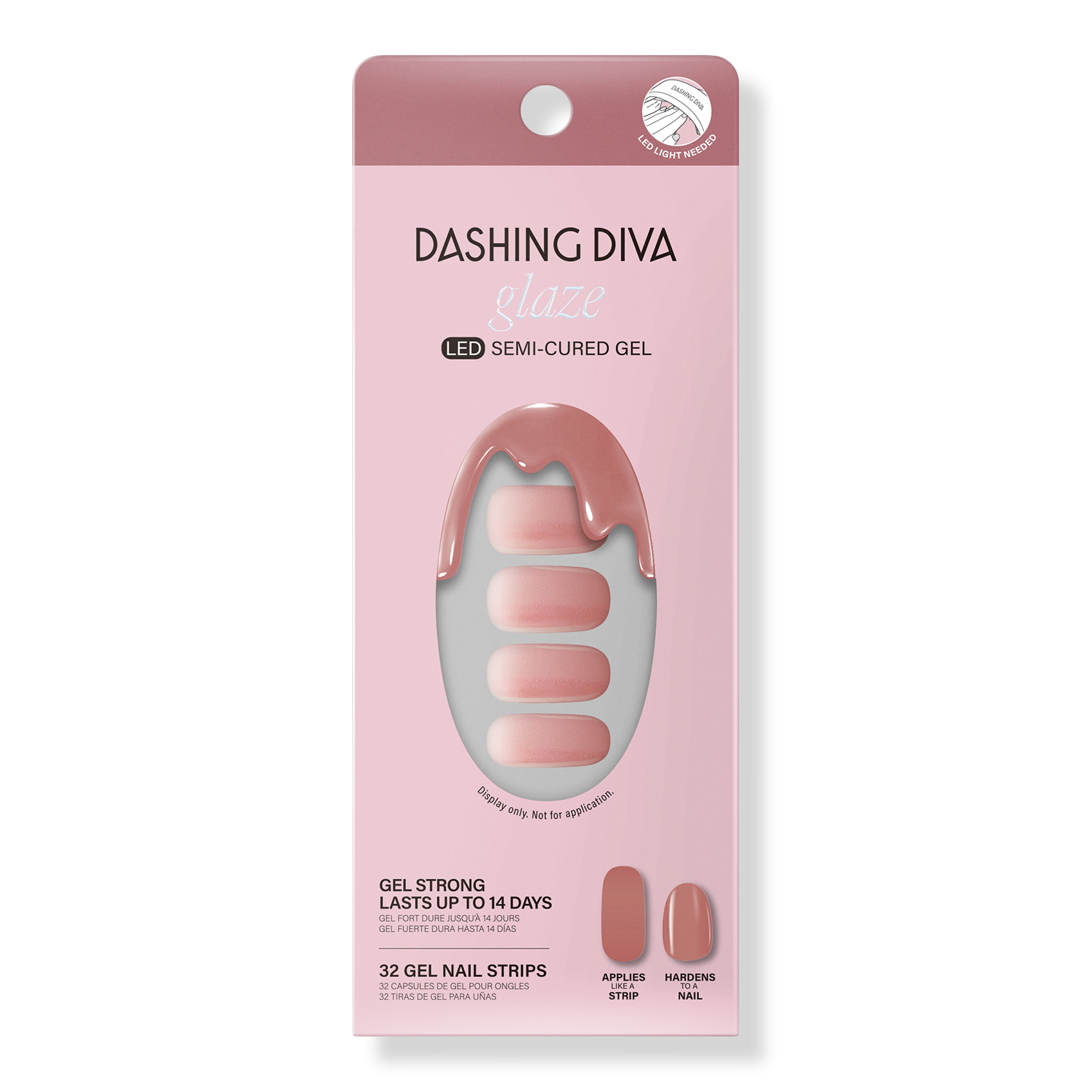 Dashing Diva - Glazed Donut Semi Cured Gel Nail Strips | Ulta Beauty