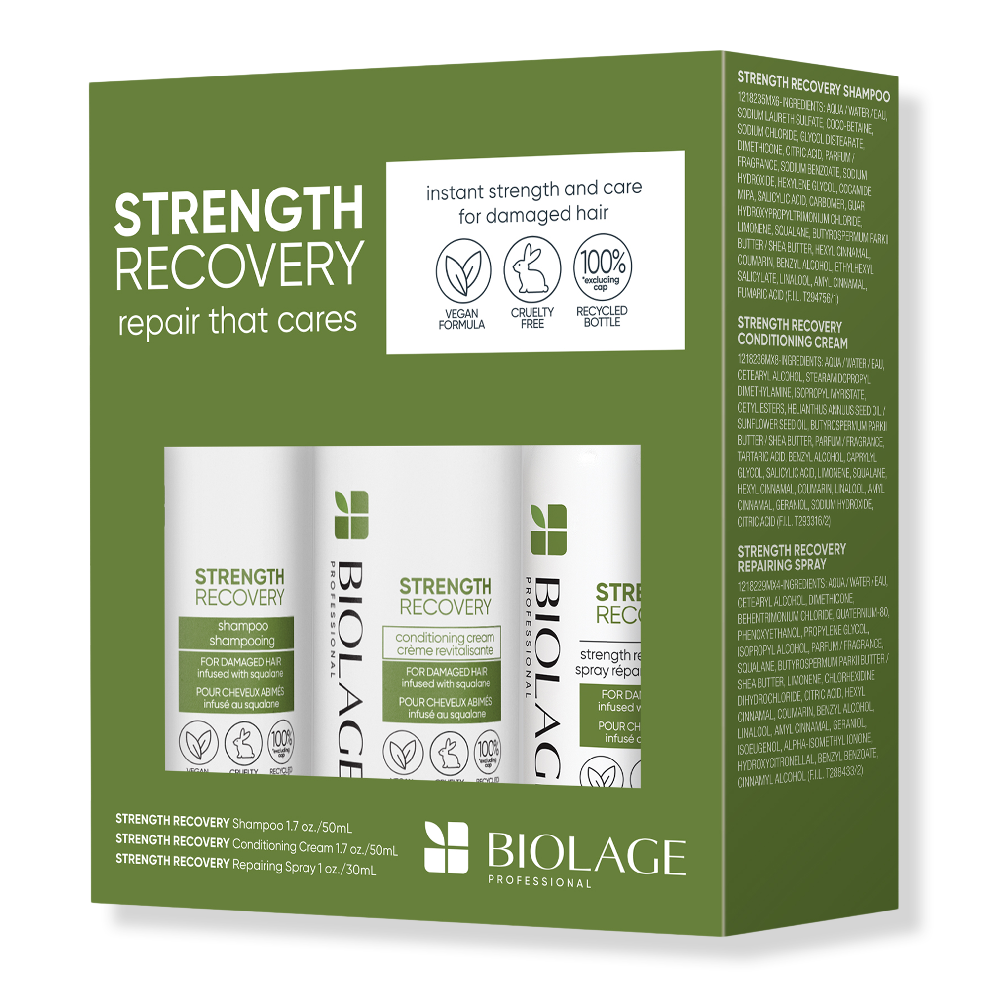 Biolage Strength Recovery Travel Set #1