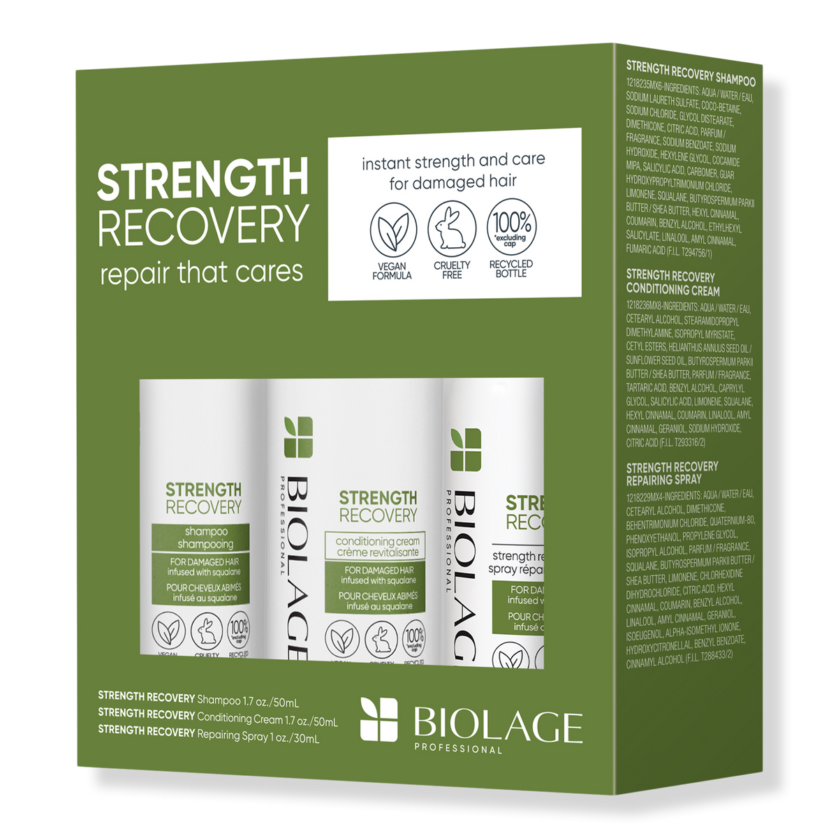 Biolage recovery on sale new set