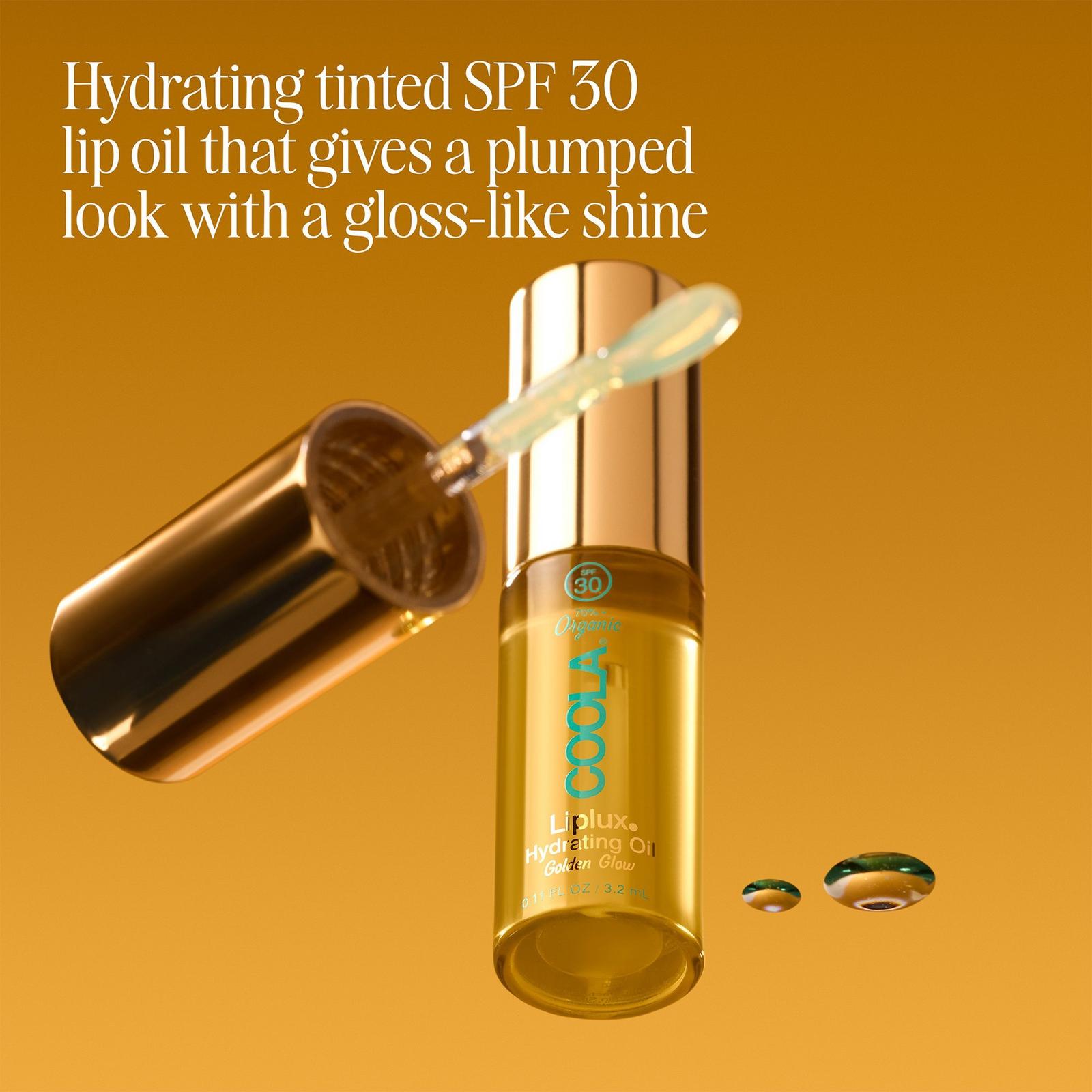 Liplix Hydrating Lip Oil Golden Glow SPF 30