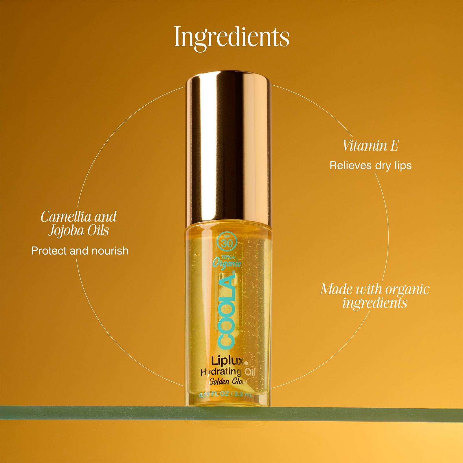 Liplix Hydrating Lip Oil Golden Glow SPF 30