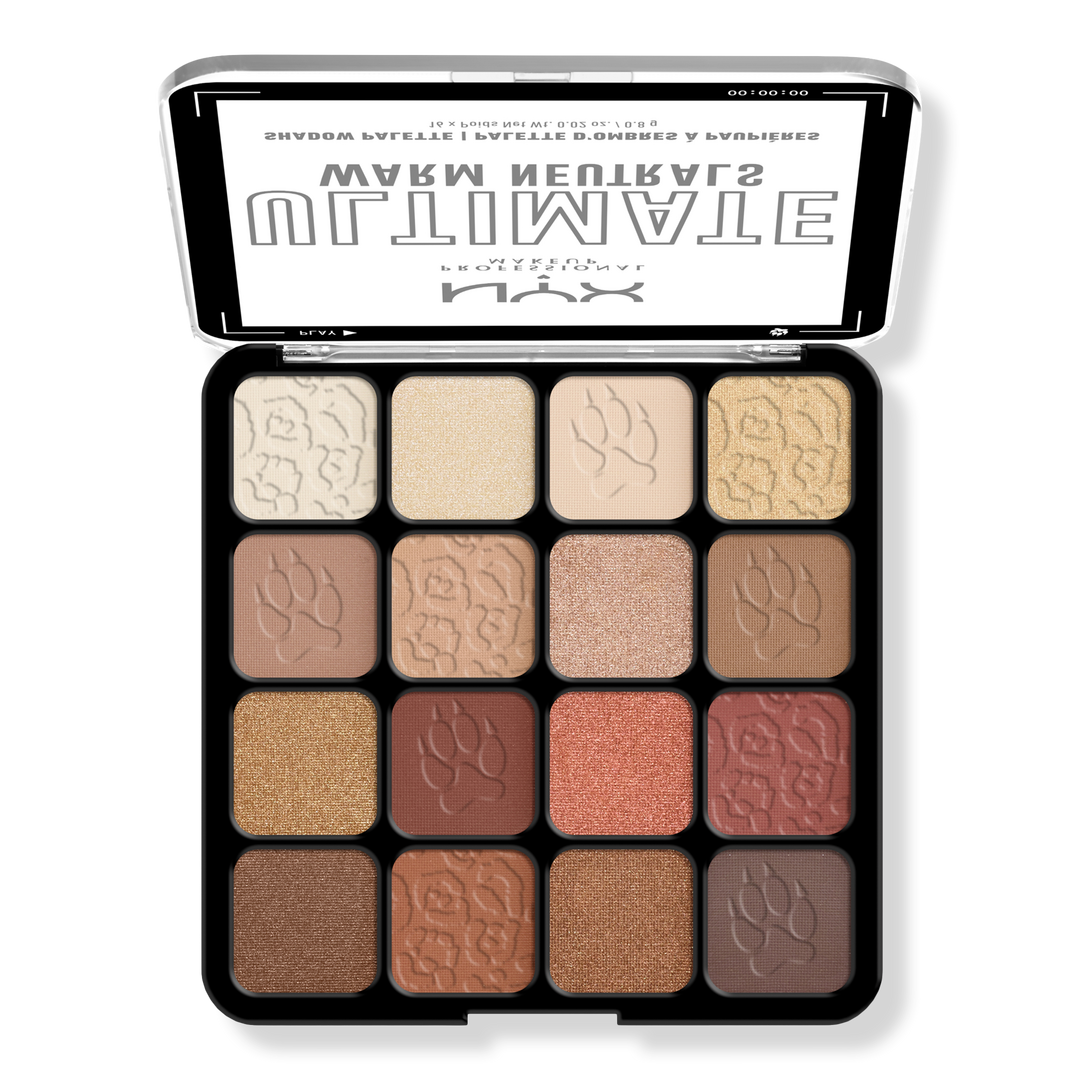 NYX Professional Makeup Ultimate Color Shadow Palette Warm Neutrals #1