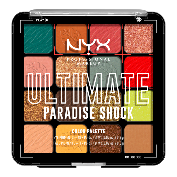 NYX Professional Makeup Ultimate Color Shadow Palette Paradise Shock #7