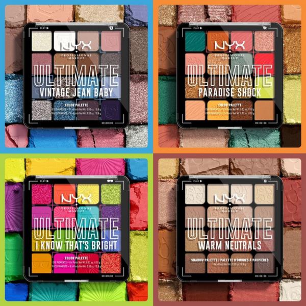 NYX Professional Makeup Ultimate Color Shadow Palette Paradise Shock #8