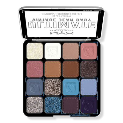 NYX Professional Makeup Ultimate Color Shadow Palette Vintage Jean Baby