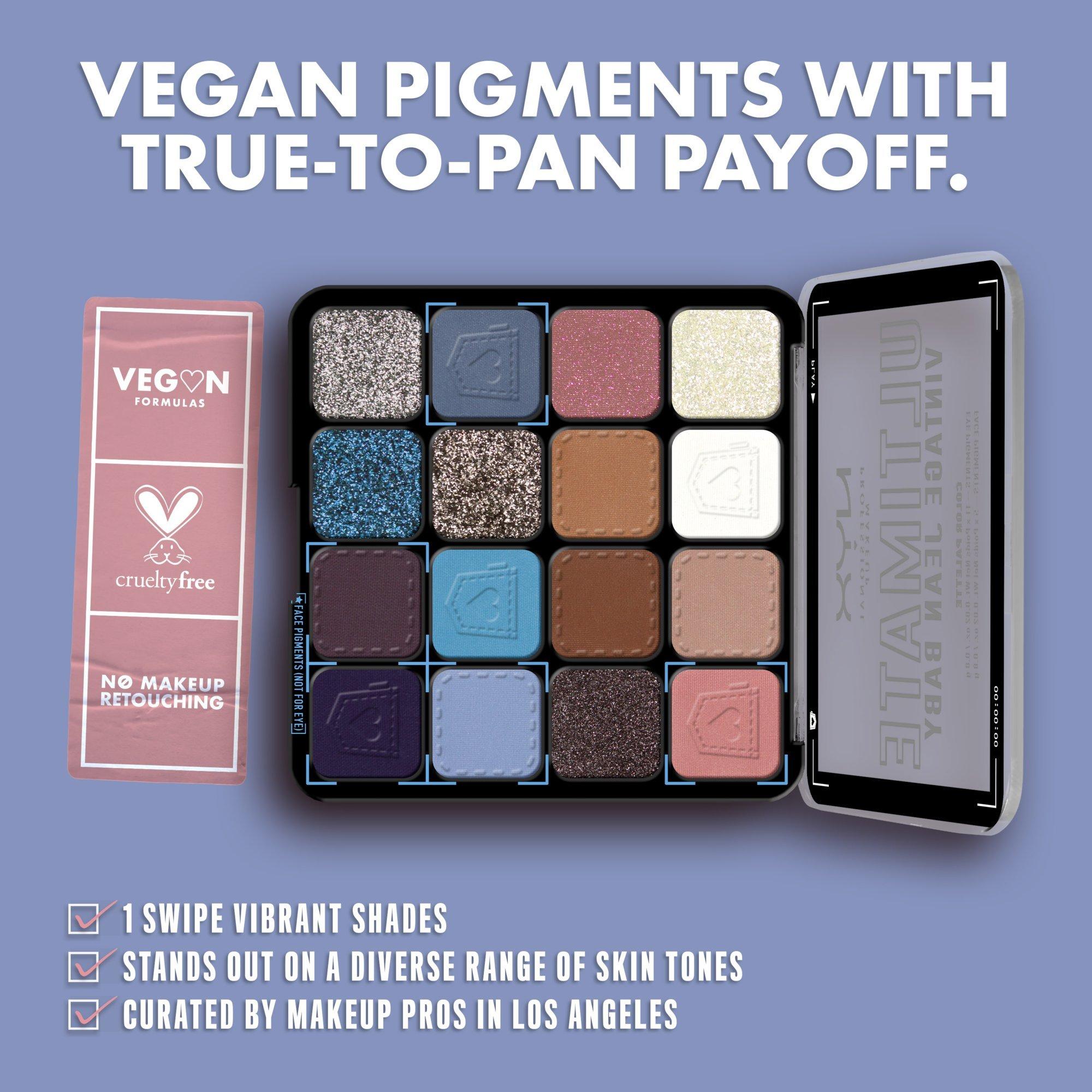 NYX Professional Makeup Ultimate Color Shadow Palette Vintage Jean Baby — фото 4