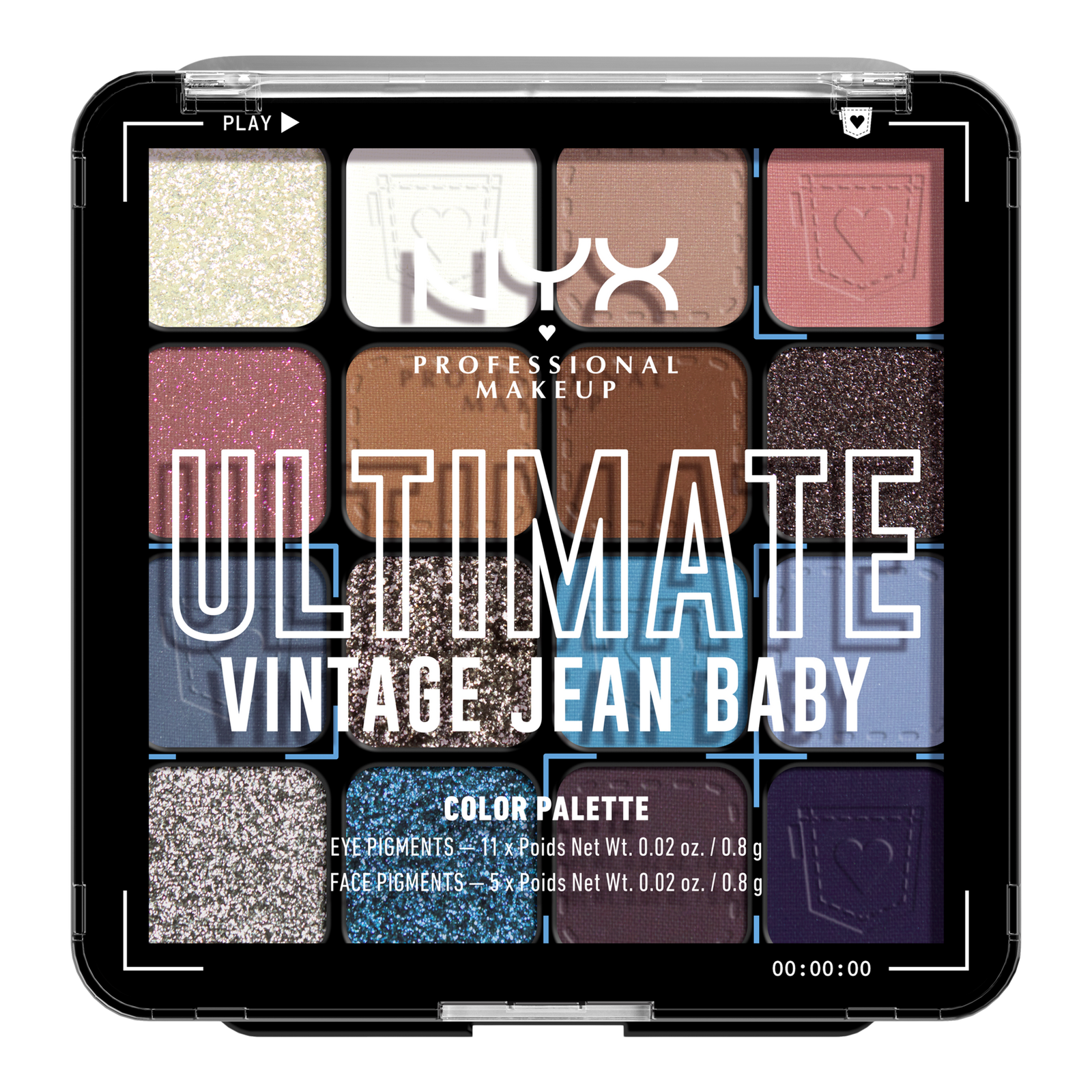 Ultimate Color Shadow Palette Vintage Jean Baby