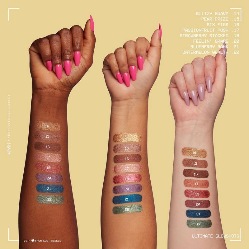Palette Highlighter Nyx Sugar Trip Squad - 6 Nuances De 5g, Pour Un Effet Lumineux