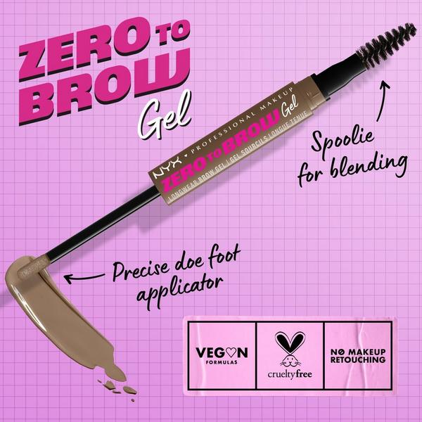 NYX Professional Makeup Zero to Brow Longwear Eyebrow Gel #4