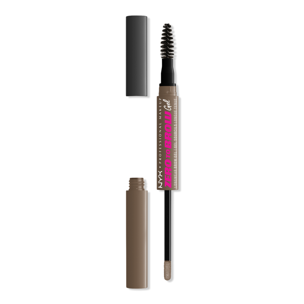 Nyx Professional Makeup Zero To Brow Longwear Eyebrow Gel - Ash Brown