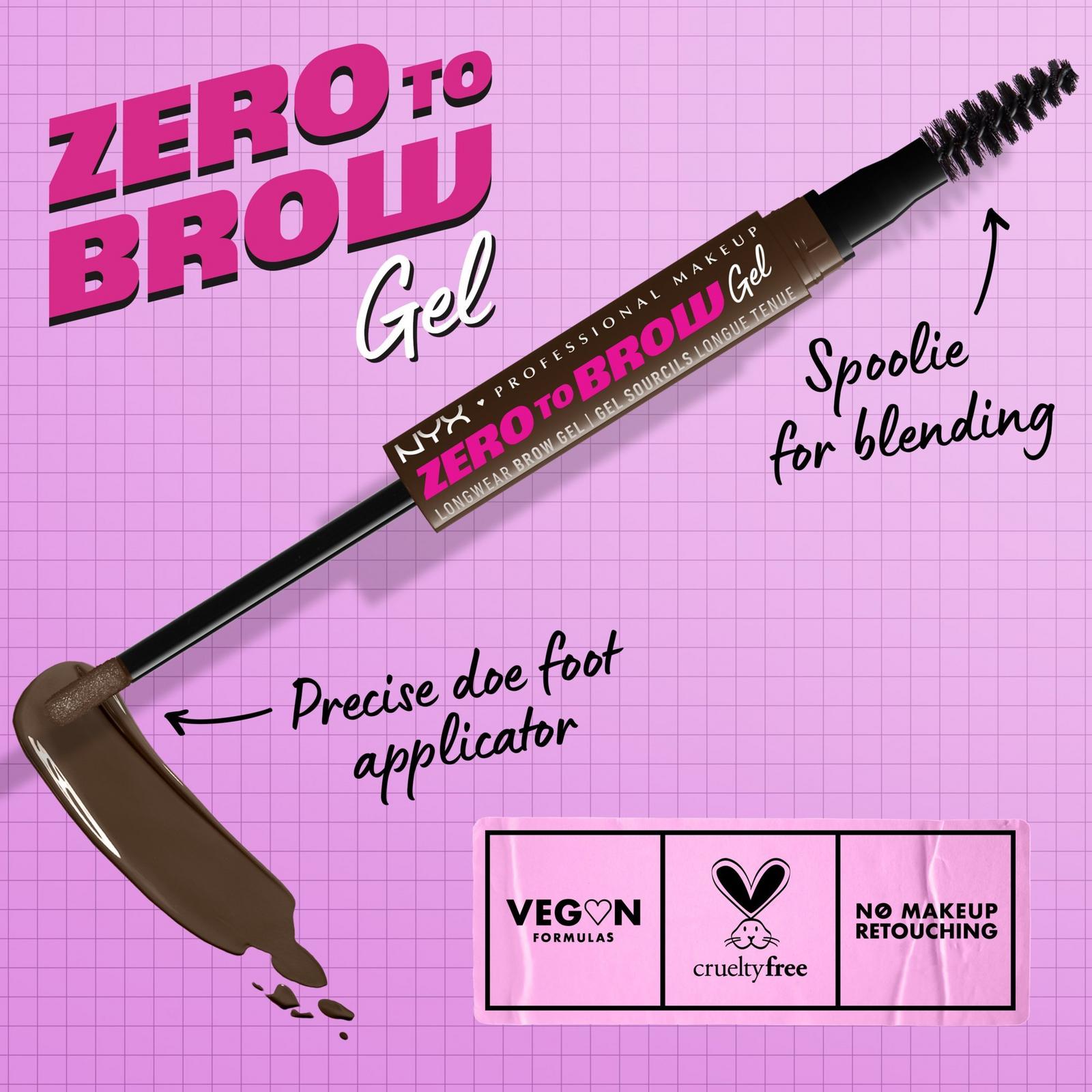 Zero to Brow Longwear Eyebrow Gel