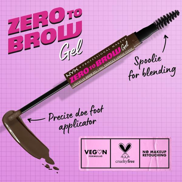 NYX Professional Makeup Zero to Brow Longwear Eyebrow Gel #5