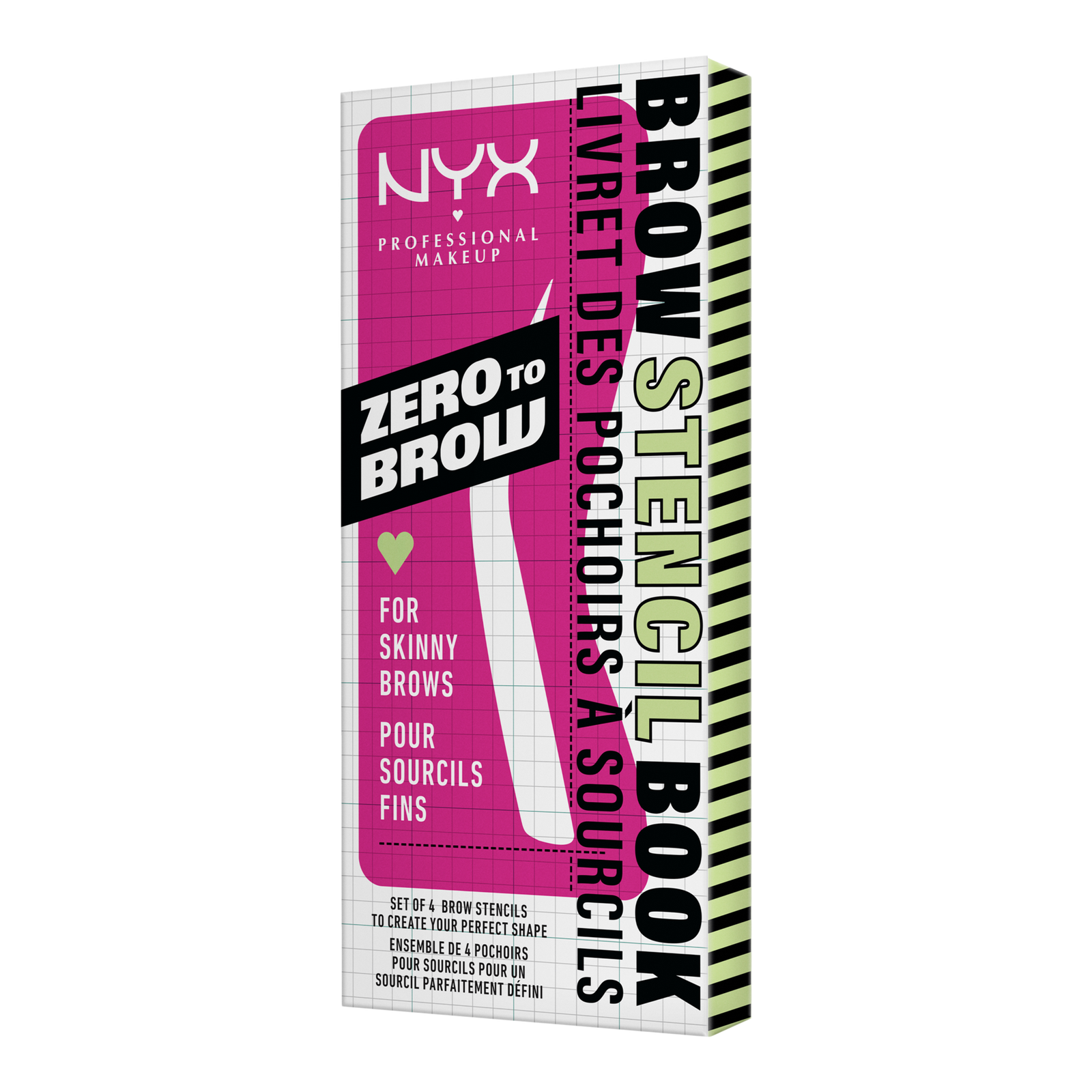 Zero to Brow Eyebrow Shaping Stencil