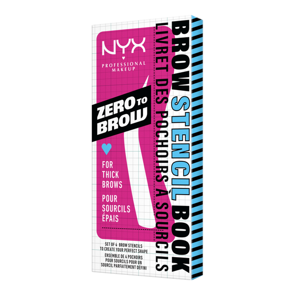 NYX Professional Makeup Zero to Brow Eyebrow Shaping Stencil #3