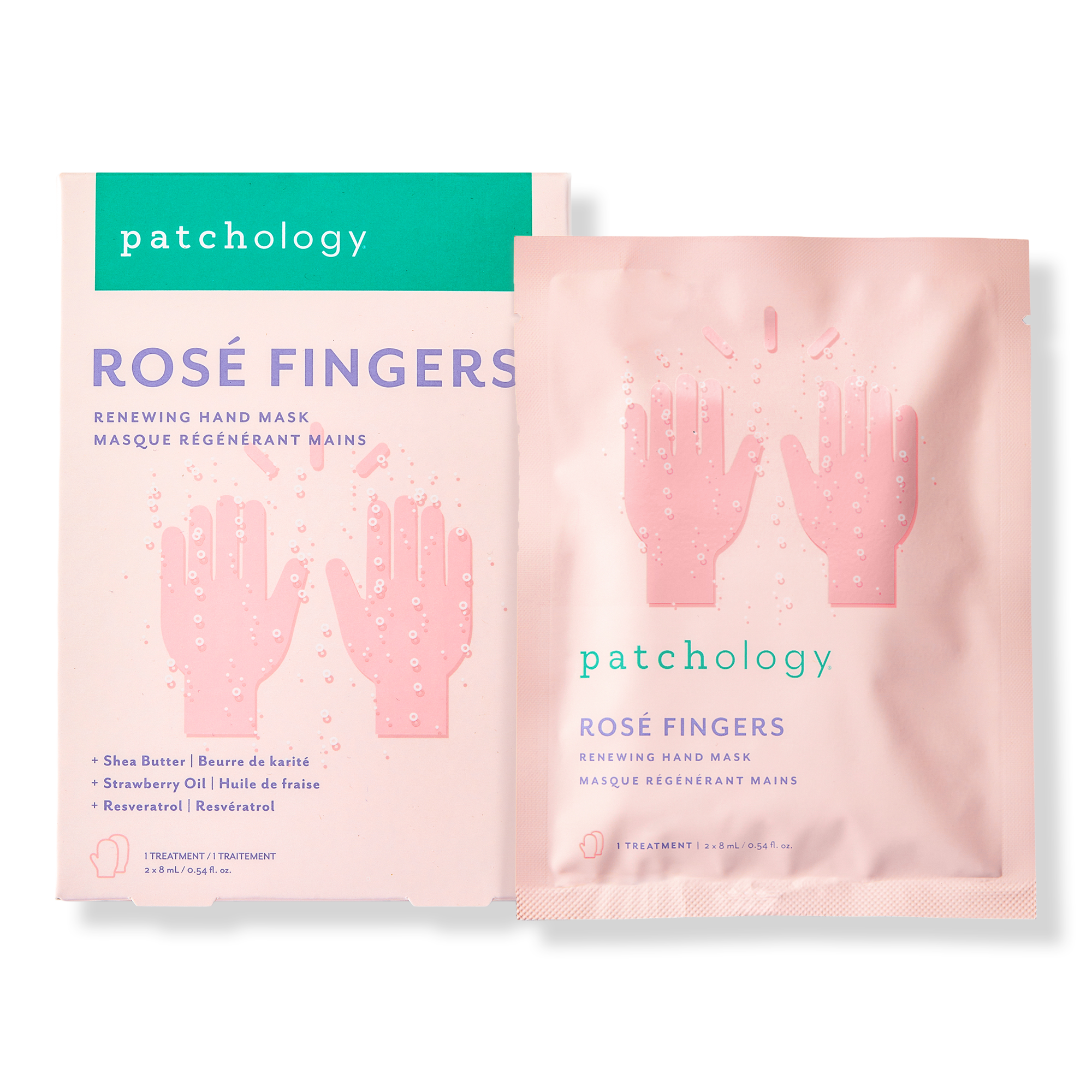 Patchology Rosé Fingers - Renewing Hand Mask #1