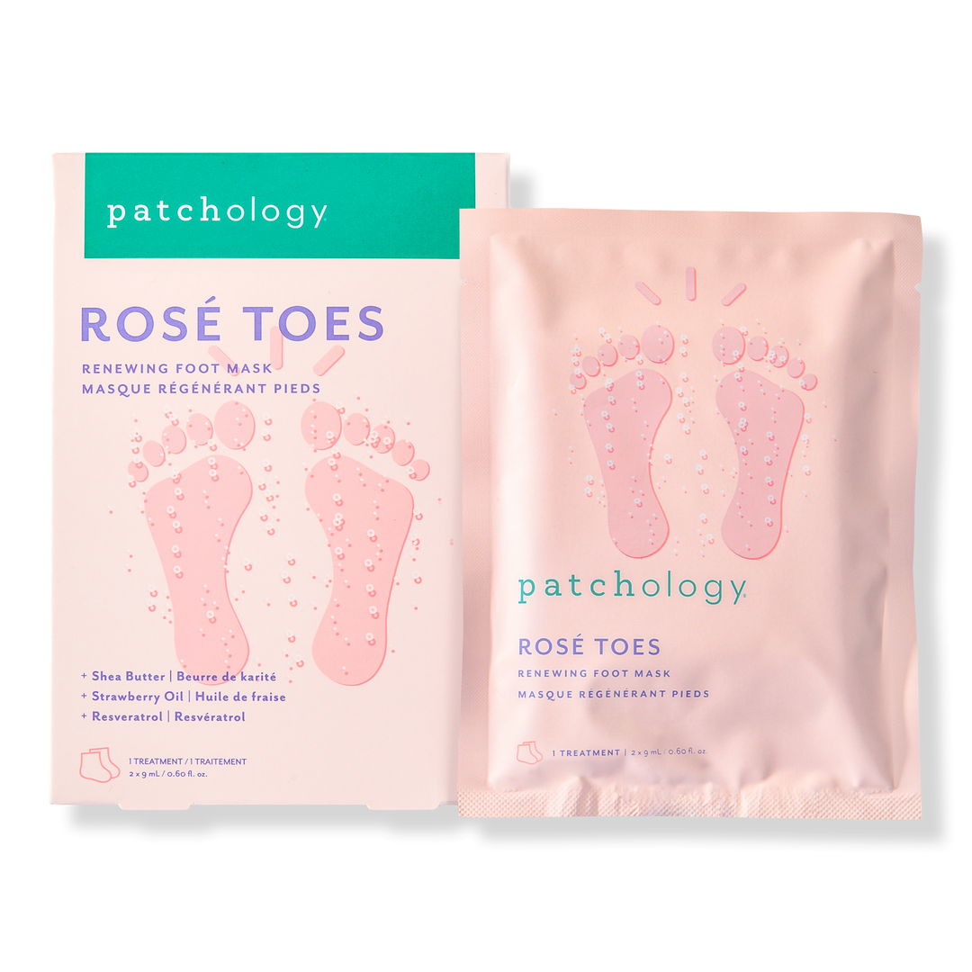 Patchology Rosé Toes Renewing Heel & Foot Mask #1