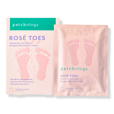 Patchology Rosé Toes Renewing Heel & Foot Mask