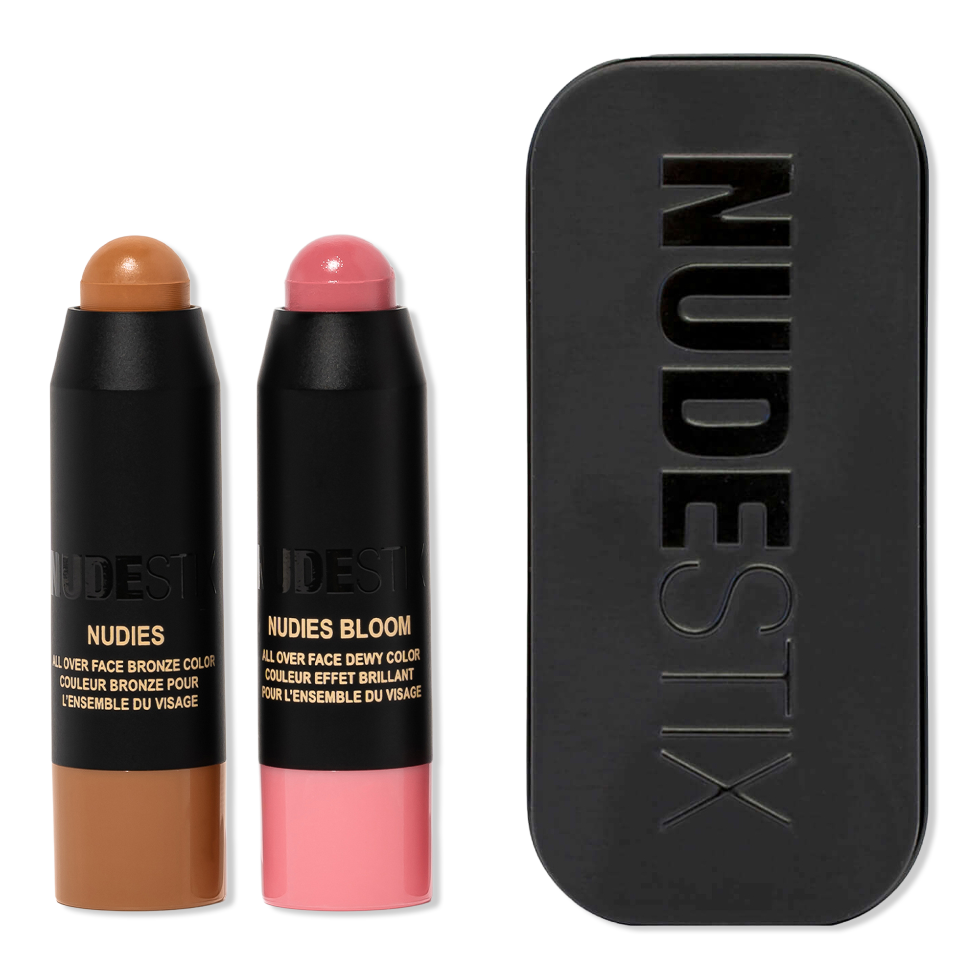 NUDESTIX Pink Blush & Nude Bronze 2 Piece Mini Kit #1