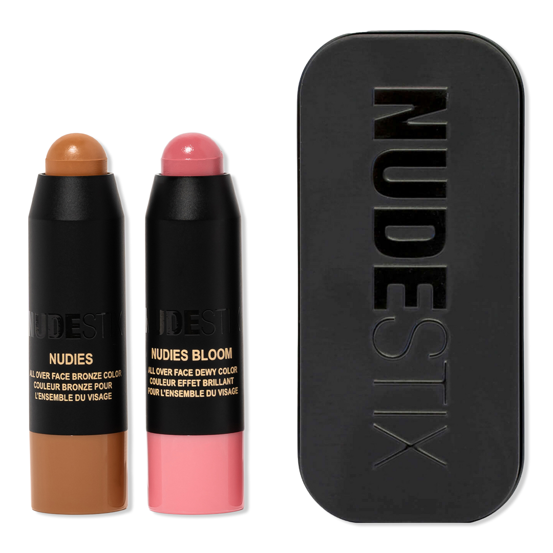 NUDESTIX Pink Blush & Nude Bronze 2 Piece Mini Kit #1