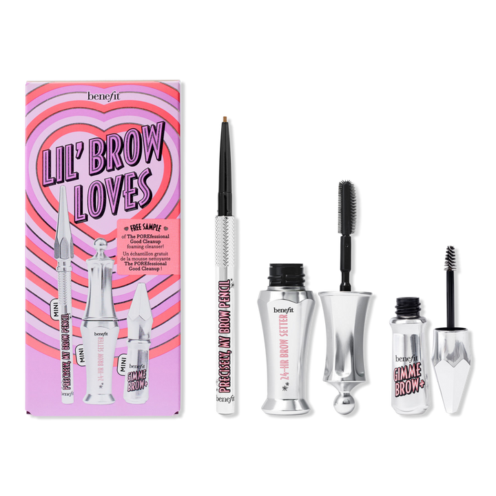 Benefit Cosmetics Lil' Brow Loves Mini Brow Pencil & Gel Value Set #1