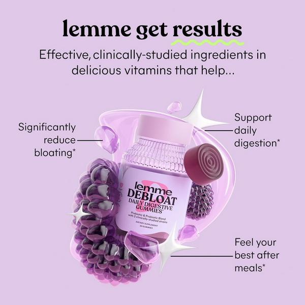 Lemme Debloat: Daily Digestive Gummies #3