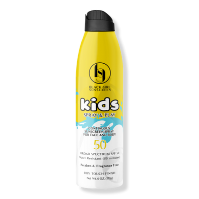 Black Girl Sunscreen Kids Spray & Play SPF 50 Sunscreen