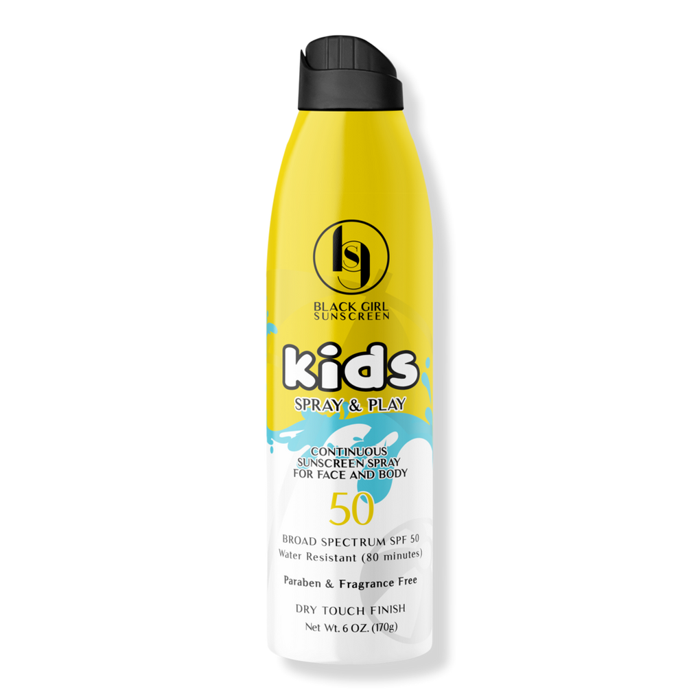 Kids Spray & Play SPF 50 Sunscreen - Black Girl Sunscreen
