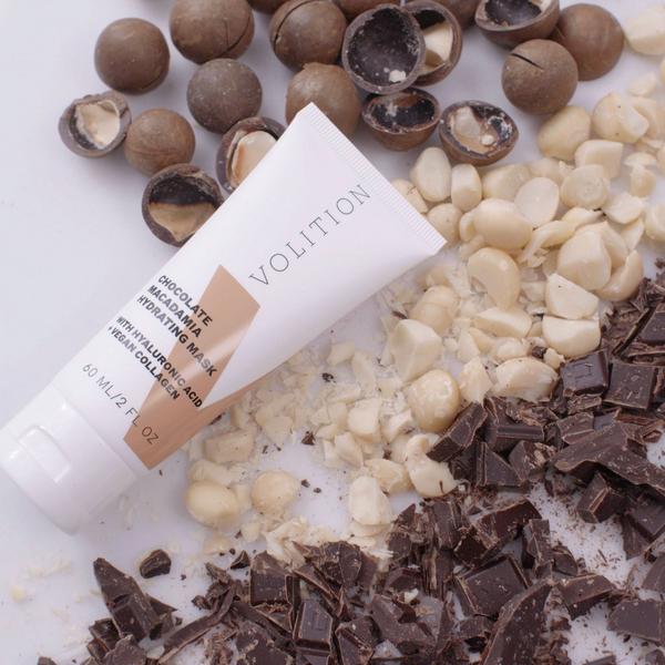 VOLITION Chocolate Macadamia Hydrating Mask with Hyaluronic Acid + Vegan Collagen #3