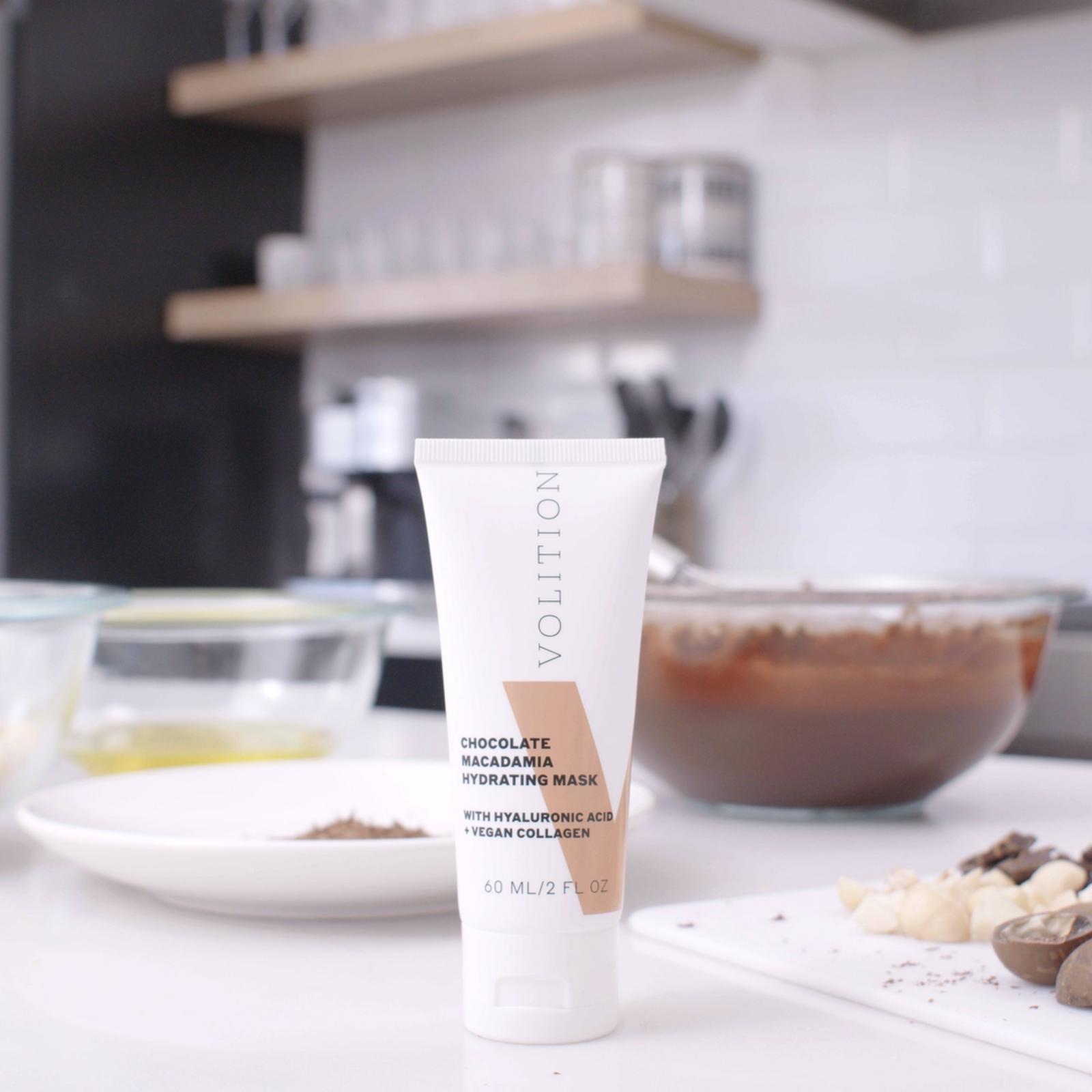 Chocolate Macadamia Hydrating Mask with Hyaluronic Acid + Vegan Collagen