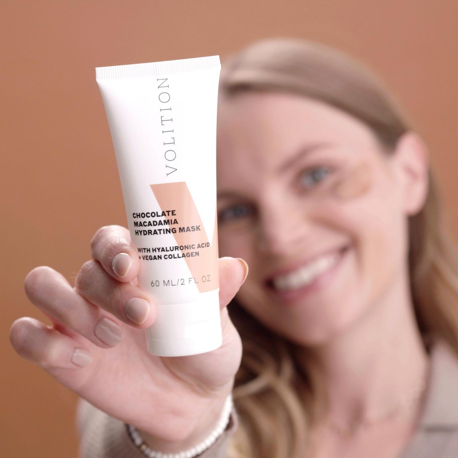 Chocolate Macadamia Hydrating Mask with Hyaluronic Acid + Vegan Collagen
