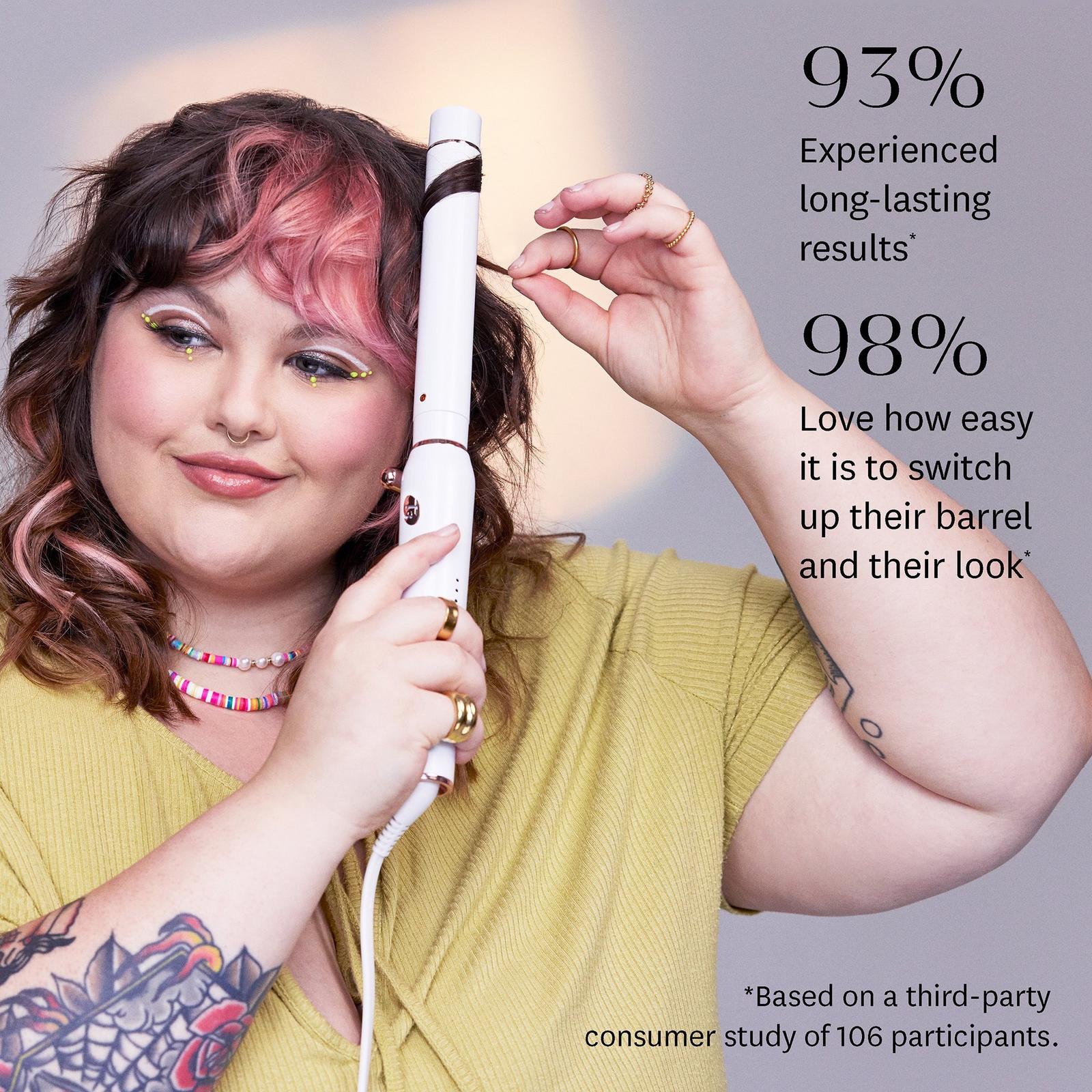 Switch Kit Wave Trio Interchangeable Curling Iron With 3 Barrels