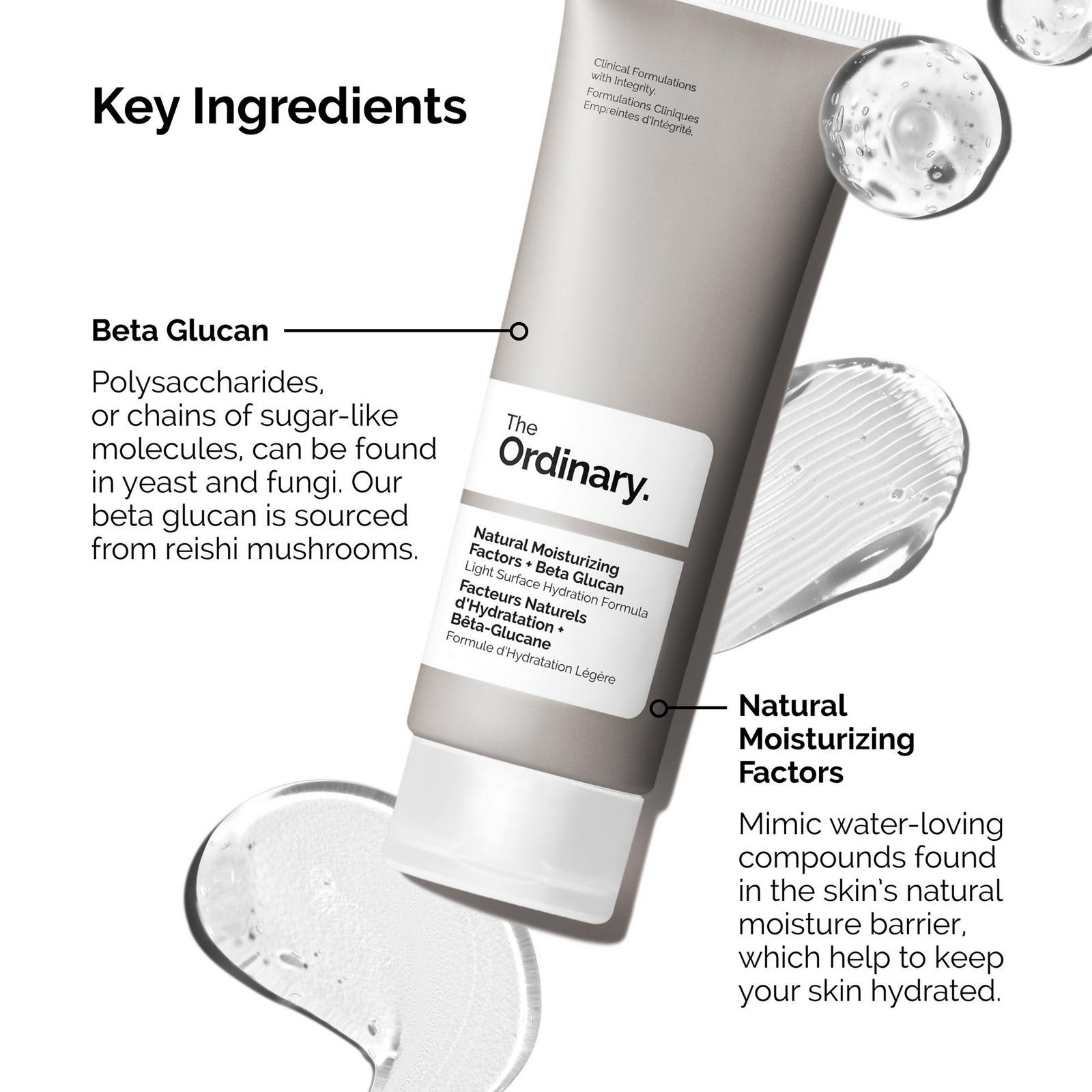 Natural Moisturizing Factors + Beta Glucan