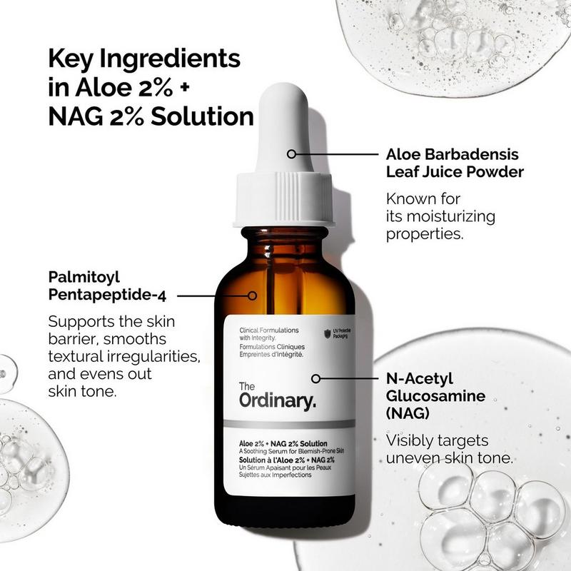 The Ordinary Aloe 2% + NAG 2% Solution 30 ml