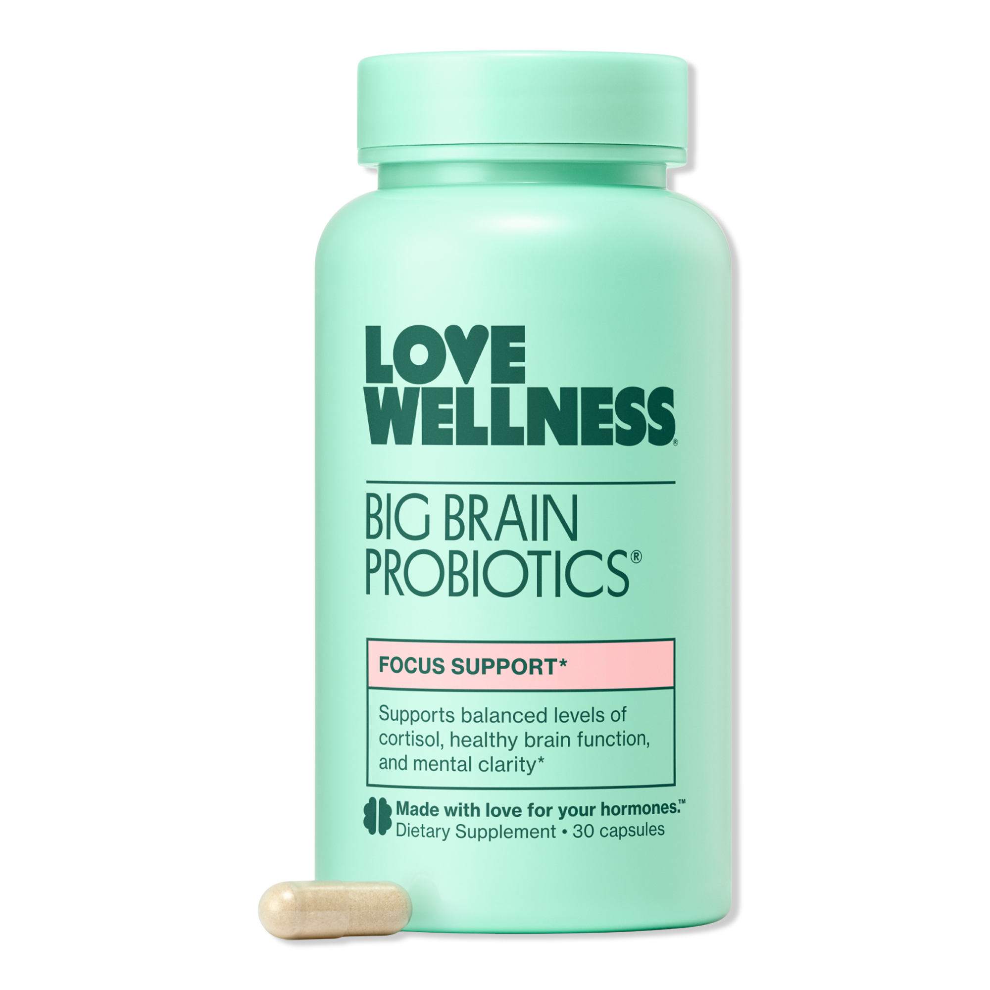 Love Wellness Big Brain Probiotics: Focus Support #1