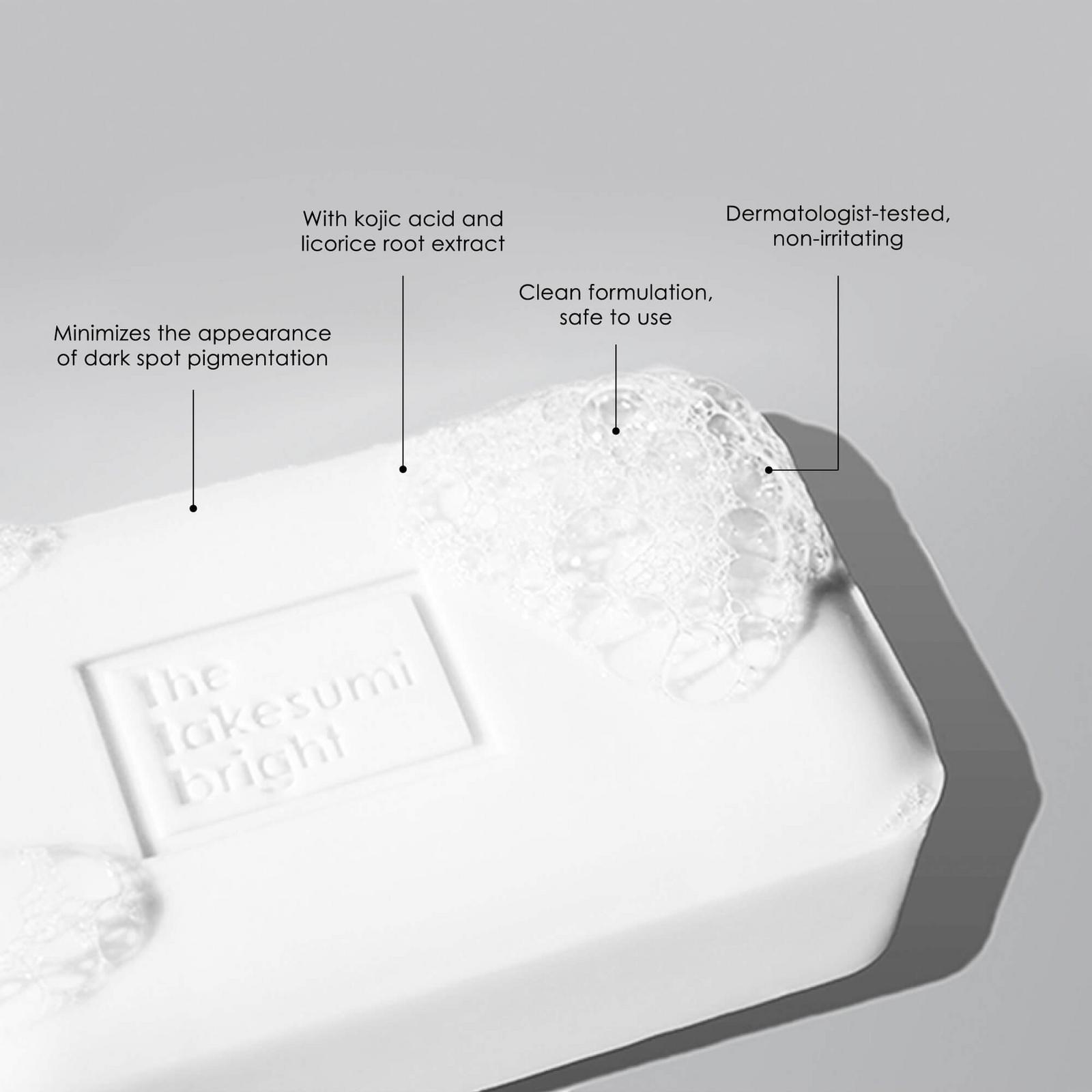 The Takesumi Bright Brightening Bar With Kojic Acid for Underarm and Body Dark Spots
