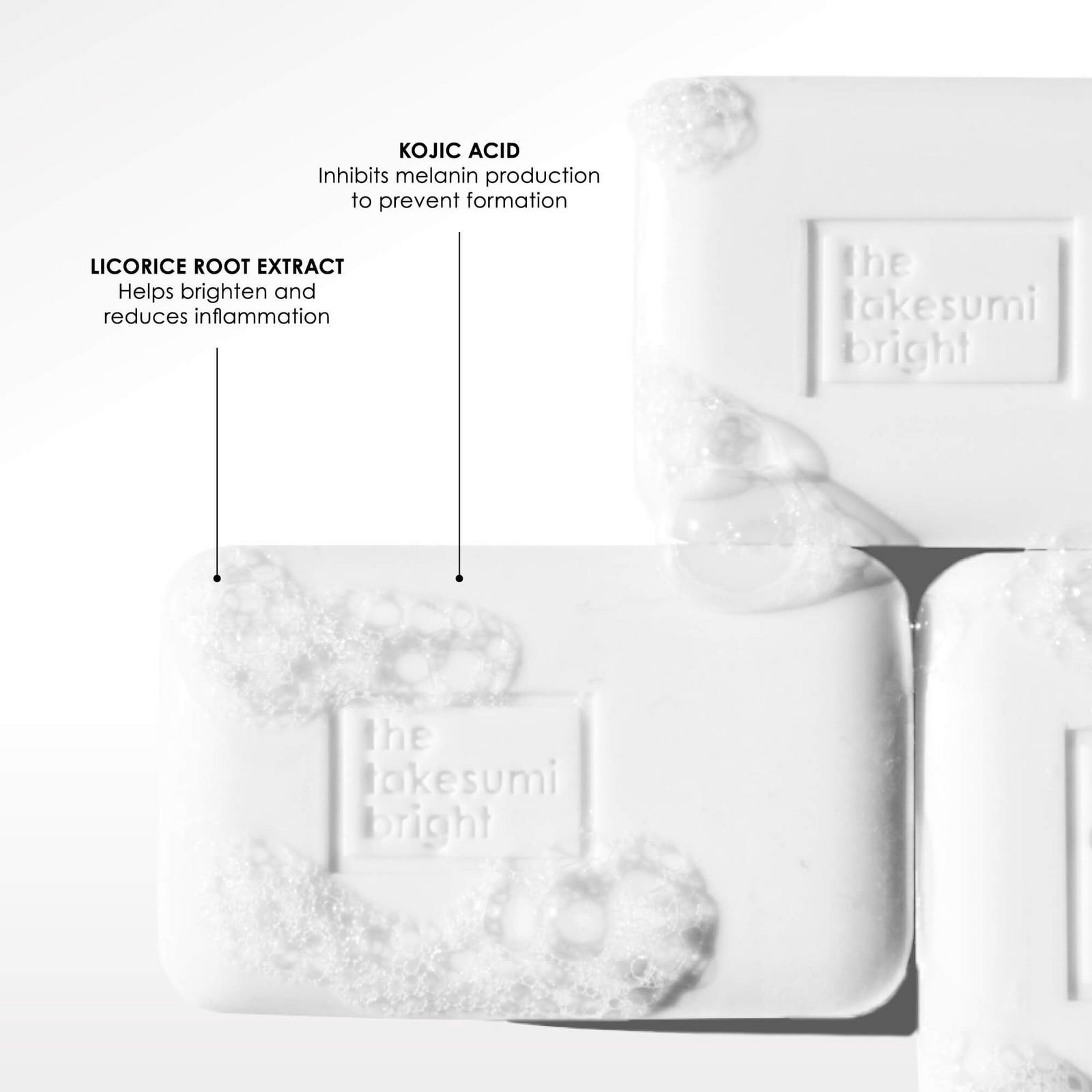 The Takesumi Bright Brightening Bar With Kojic Acid for Underarm and Body Dark Spots