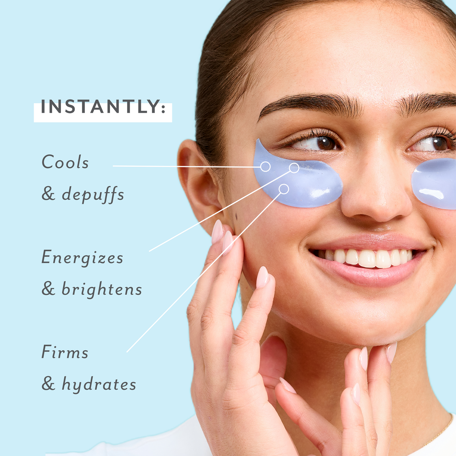 Serve Chilled On Ice Firming Eye Gels