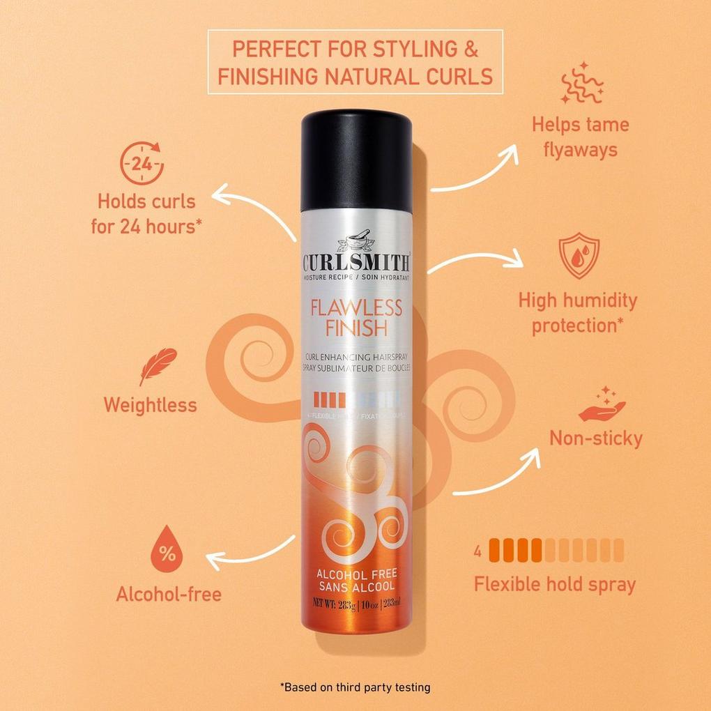 Flawless Finish Hairspray - Flexible Hold - Curlsmith